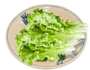 lẩu bún bò - rau xà lách